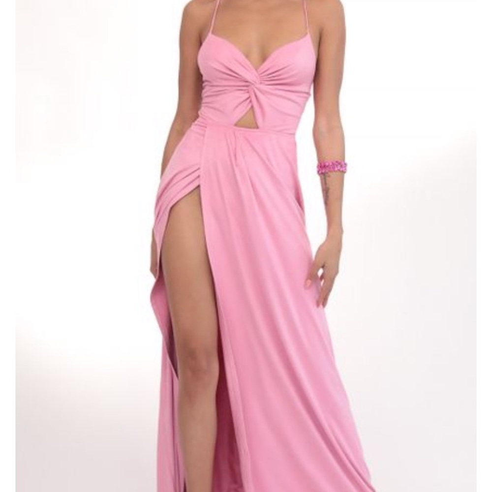 Lucy in the Sky Seychelles Front Twist Suede Maxi